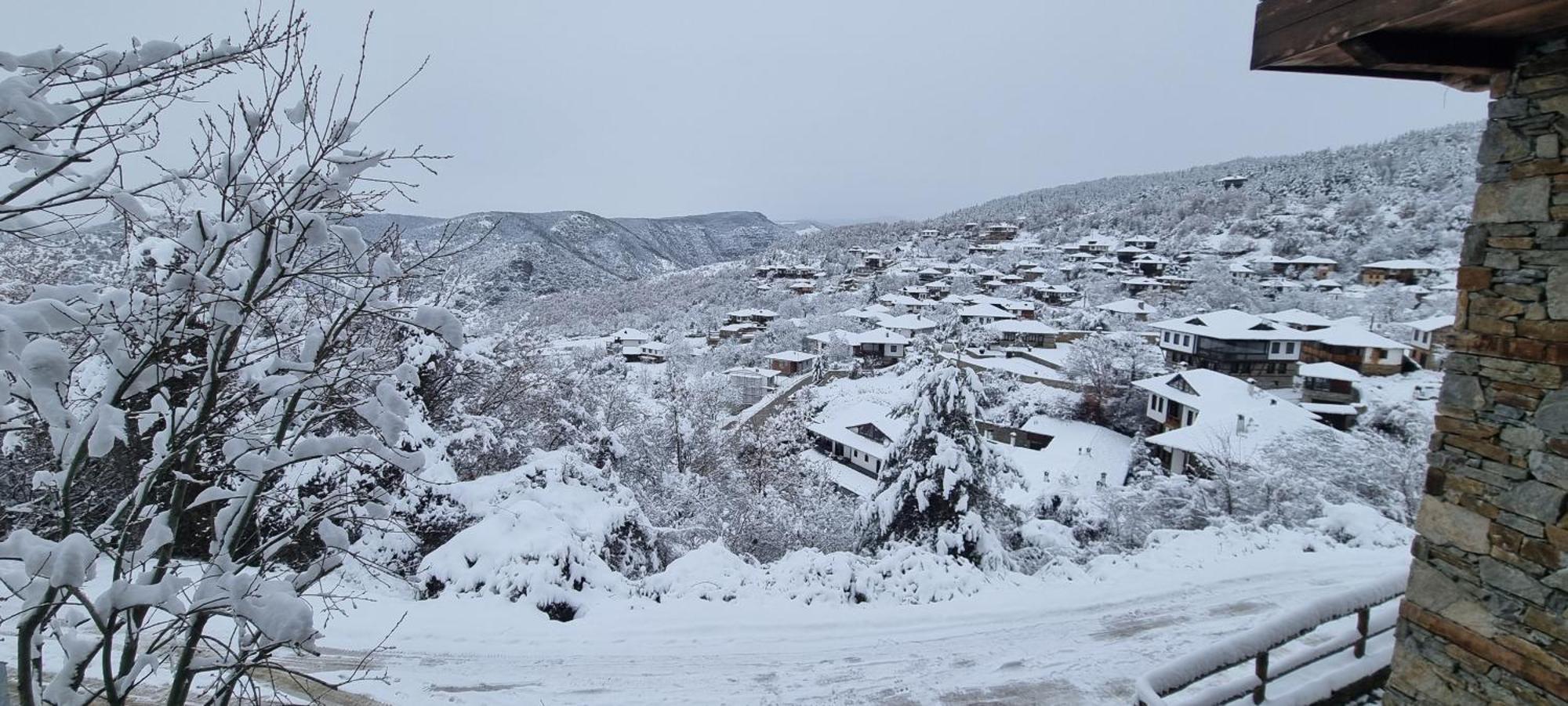 Панорама хаус Лещен и еко къщи Дървена и Землянка Екстер'єр фото