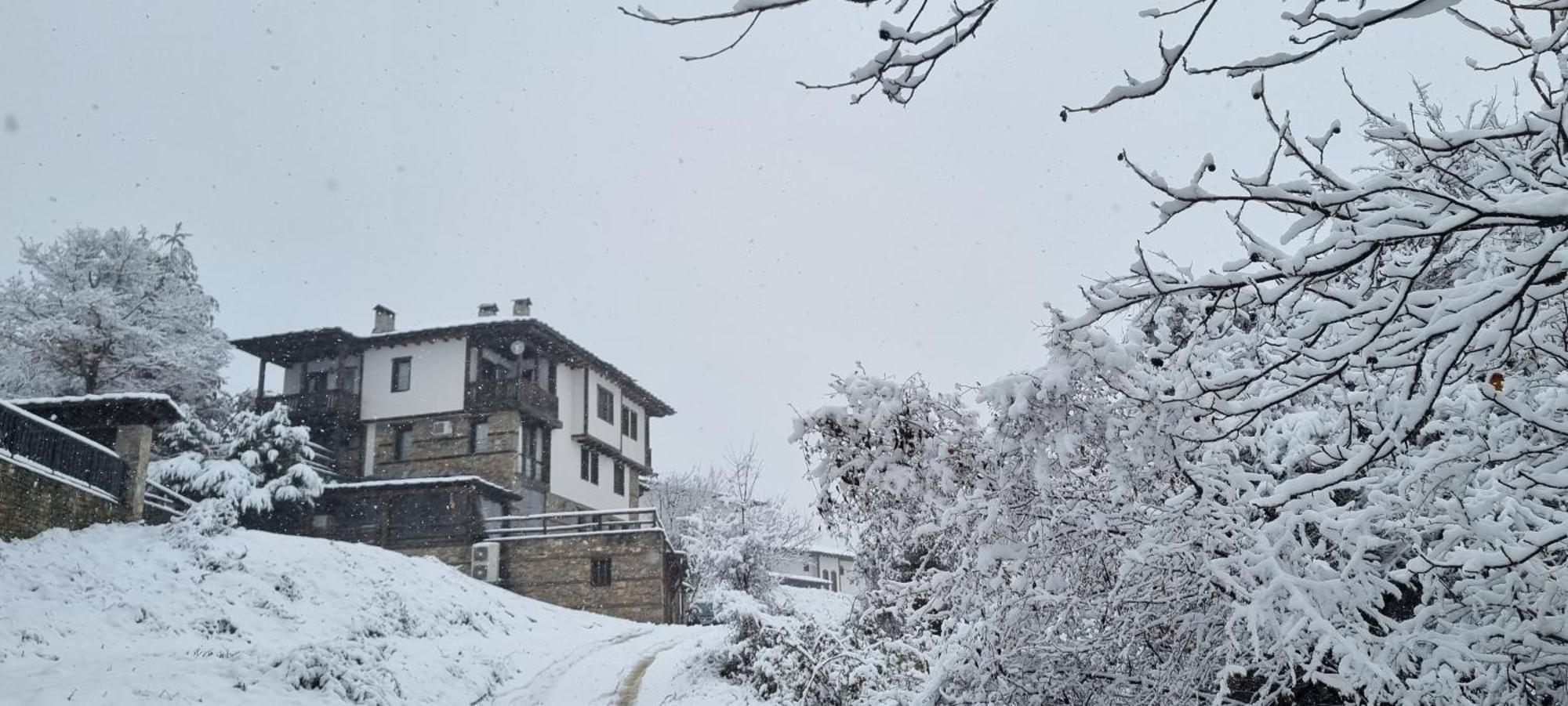 Панорама хаус Лещен и еко къщи Дървена и Землянка Екстер'єр фото
